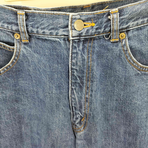 ケンゾー KENZO 90S 北斎タグ バックポケット 富士山ステッチ ワイドデニム メンズ  82cm